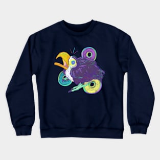 Crazy Toucan Crewneck Sweatshirt